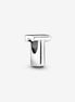 Pandora Moments Silver Letter T Alphabet Charm