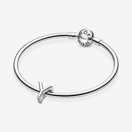 Pandora Moments Silver Letter Y Alphabet Charm
