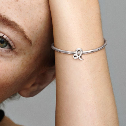 Pandora Moments Silver Sparkling Leo Zodiac Charm