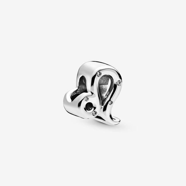 Pandora Moments Silver Sparkling Leo Zodiac Charm