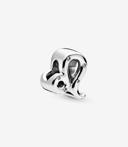 Pandora Moments Silver Sparkling Leo Zodiac Charm