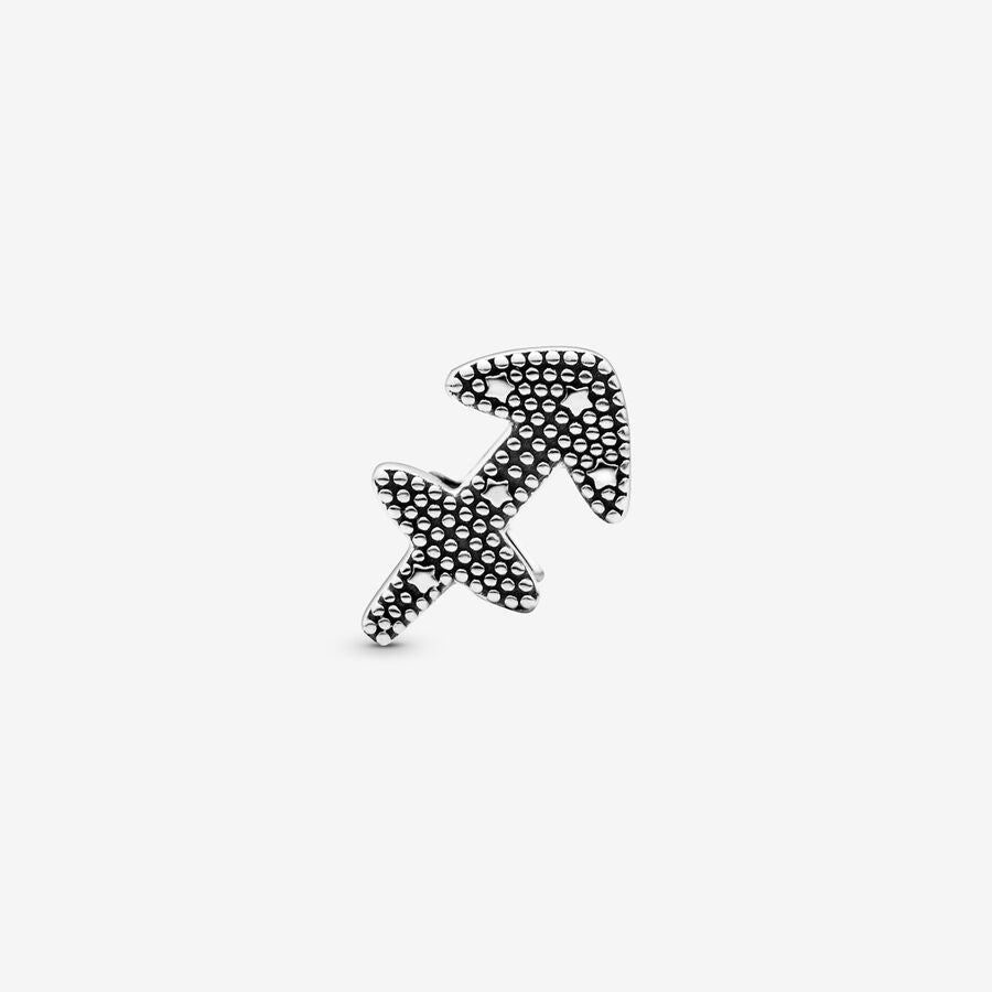 Pandora Moments Silver Sparkling Sagittarius Zodiac Charm