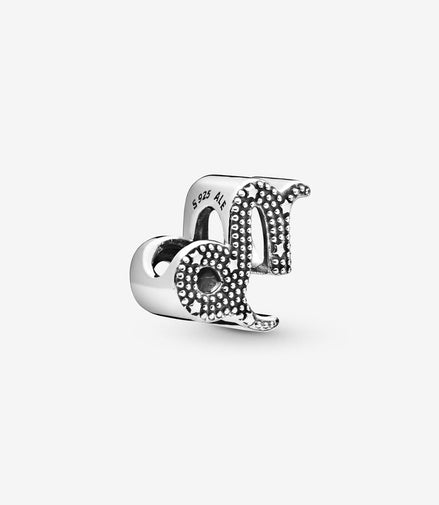 Pandora Moments Silver Sparkling Capricorn Zodiac Charm