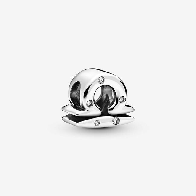 Pandora Moments Silver Sparkling Libra Zodiac Charm