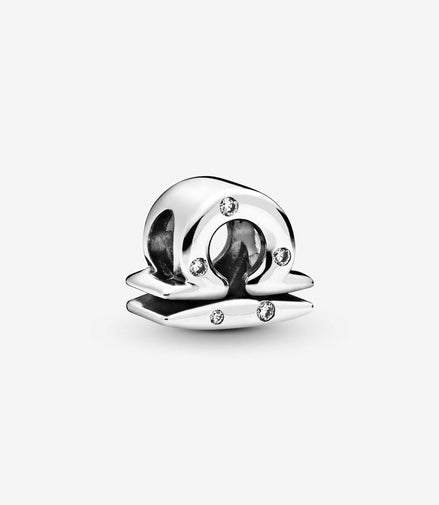 Pandora Moments Silver Sparkling Libra Zodiac Charm