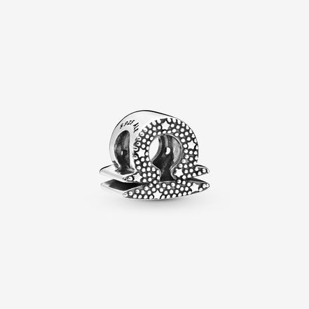 Pandora Moments Silver Sparkling Libra Zodiac Charm
