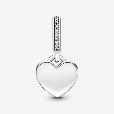 Pandora Moments Engravable Heart Tag Dangle Charm