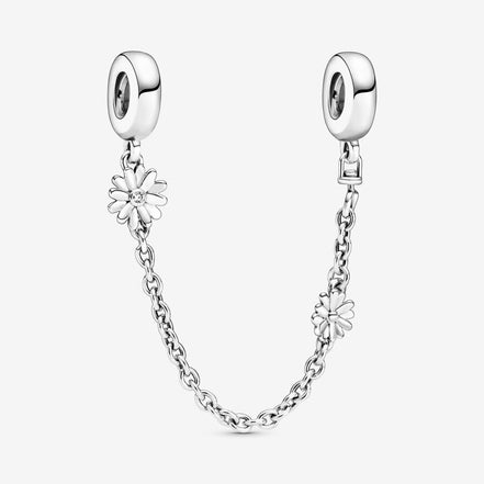 Pandora Moments Daisy Flower Safety Chain Charm
