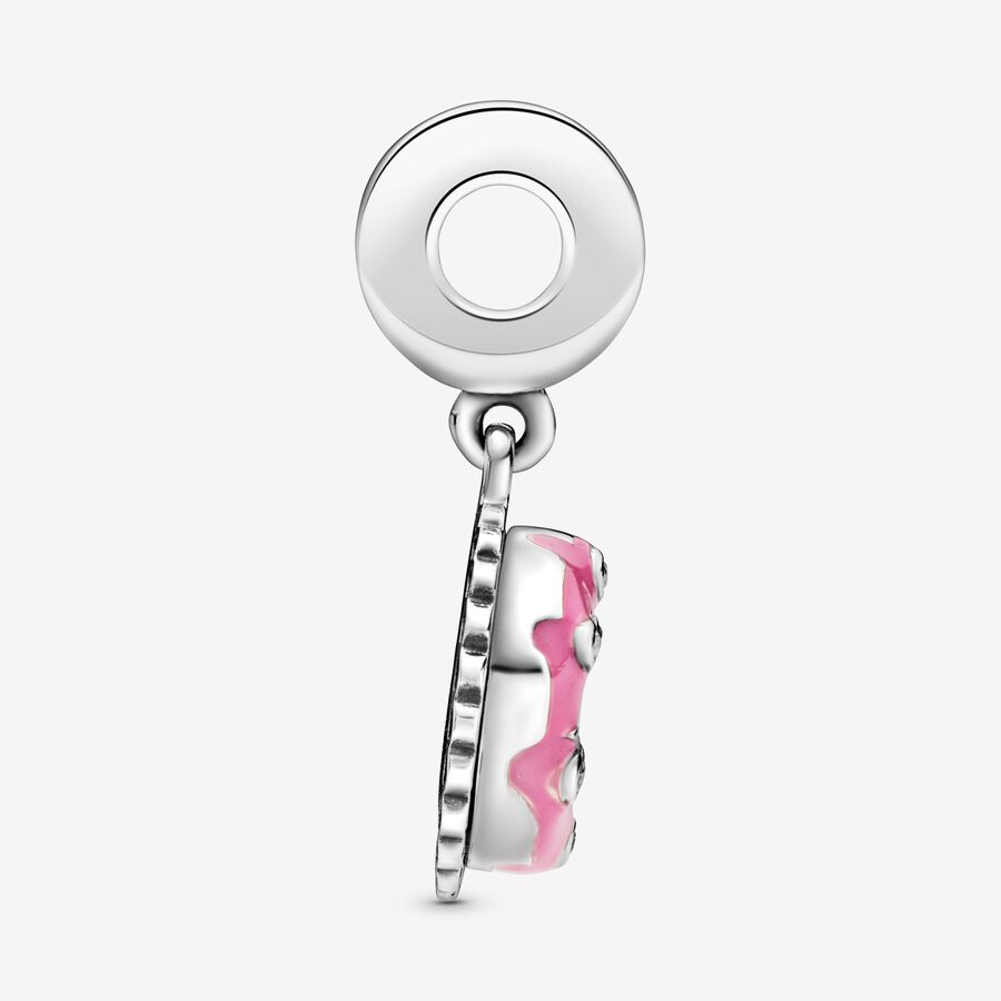 Pandora Moments Pink Happy Birthday Cake Dangle Charm