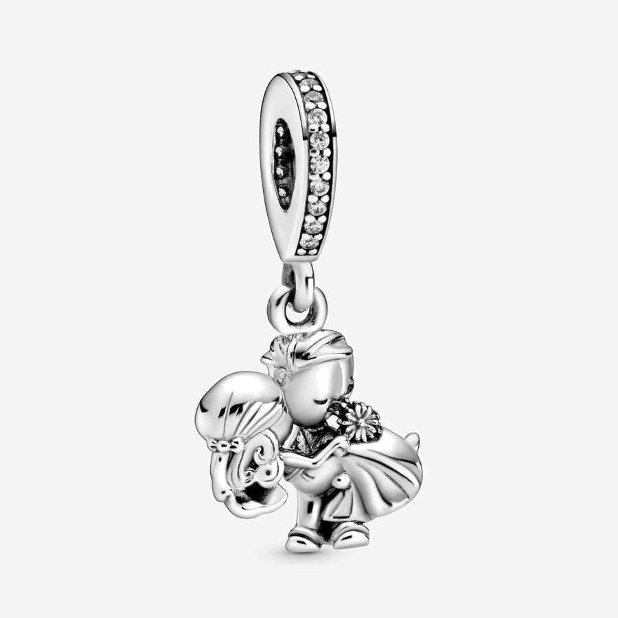 Pandora Moments Silver Married Couple Dangle Charm