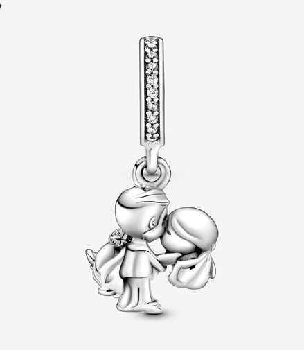 Pandora Moments Silver Married Couple Dangle Charm