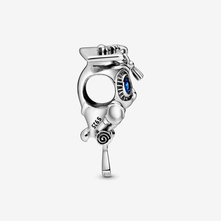 Pandora Moments Silver Wise Owl Graduation Charm