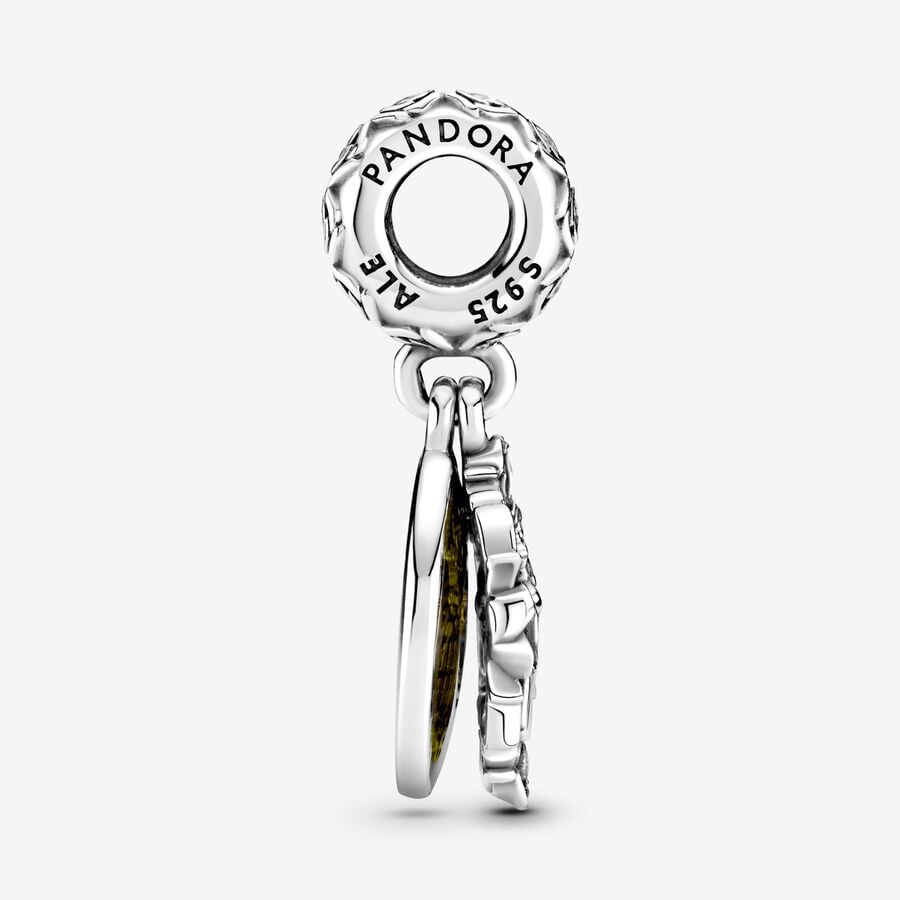 Pandora Disney Beauty and the Beast Dancing Dangle Charm