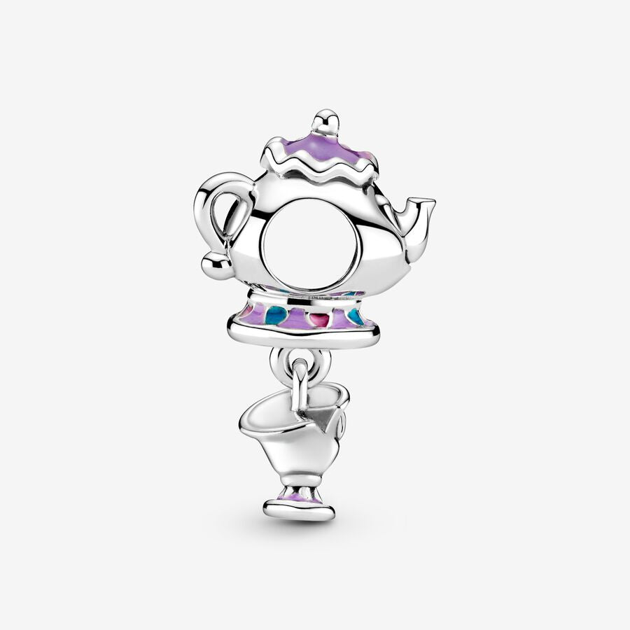 Pandora Disney Beauty and the Beast Mrs. Potts and Chip Dangle Charm