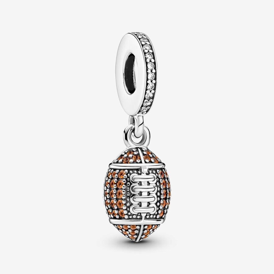 Pandora Moments American Football Dangle Charm