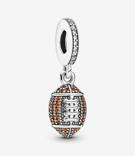 Pandora Moments American Football Dangle Charm