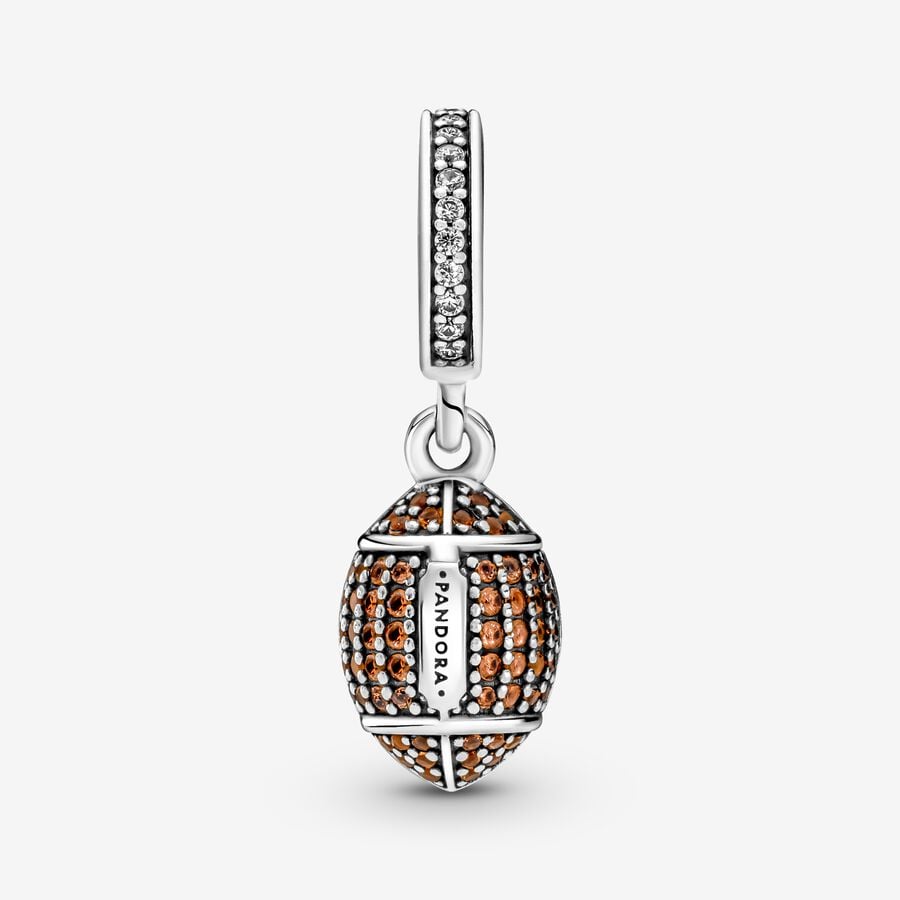 Pandora Moments American Football Dangle Charm