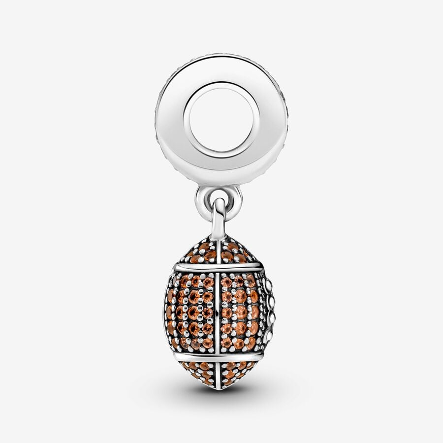 Pandora Moments American Football Dangle Charm