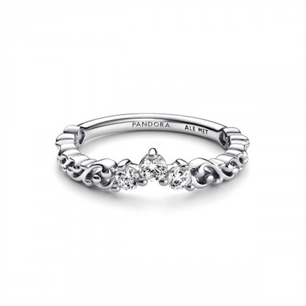 Pandora Timeless Regal Swirl Tiara Ring Size 6