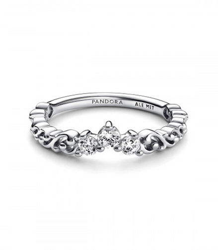 Pandora Timeless Regal Swirl Tiara Ring Size 6