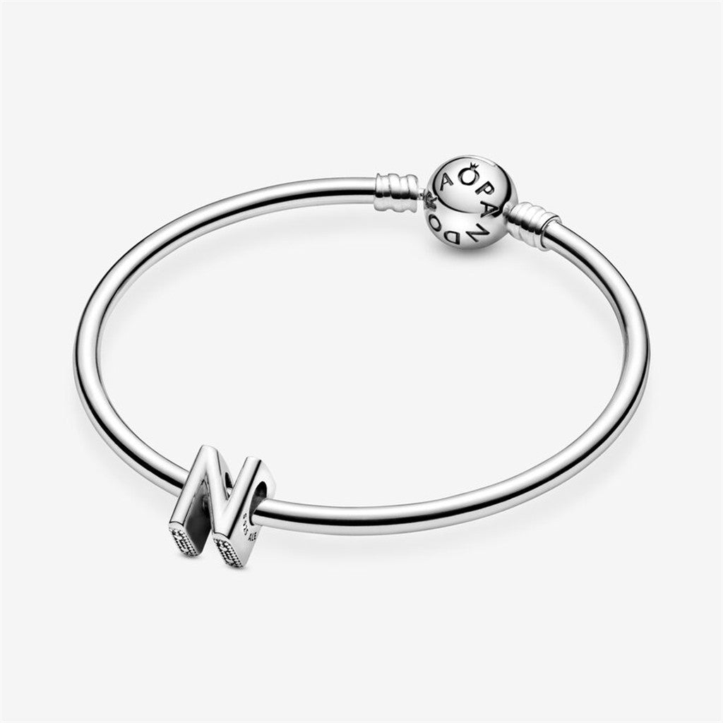 Pandora Moments Letter N Alphabet Charm