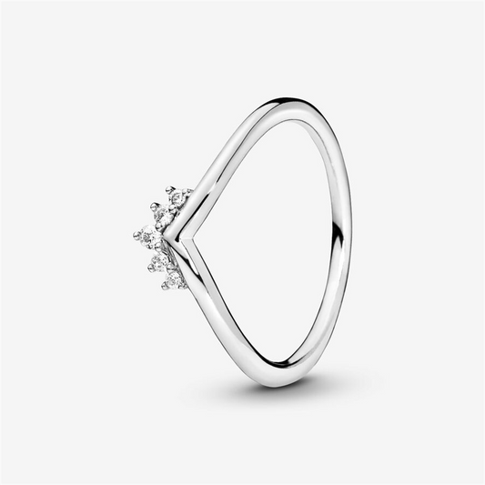 Pandora Moments Tiara Wishbone Ring Size 6