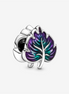 Pandora Moments Purple And  Green Leaf Charm