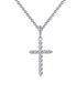 Lafonn 0.36 CTW Simulated Diamond Cross Pendant Necklace