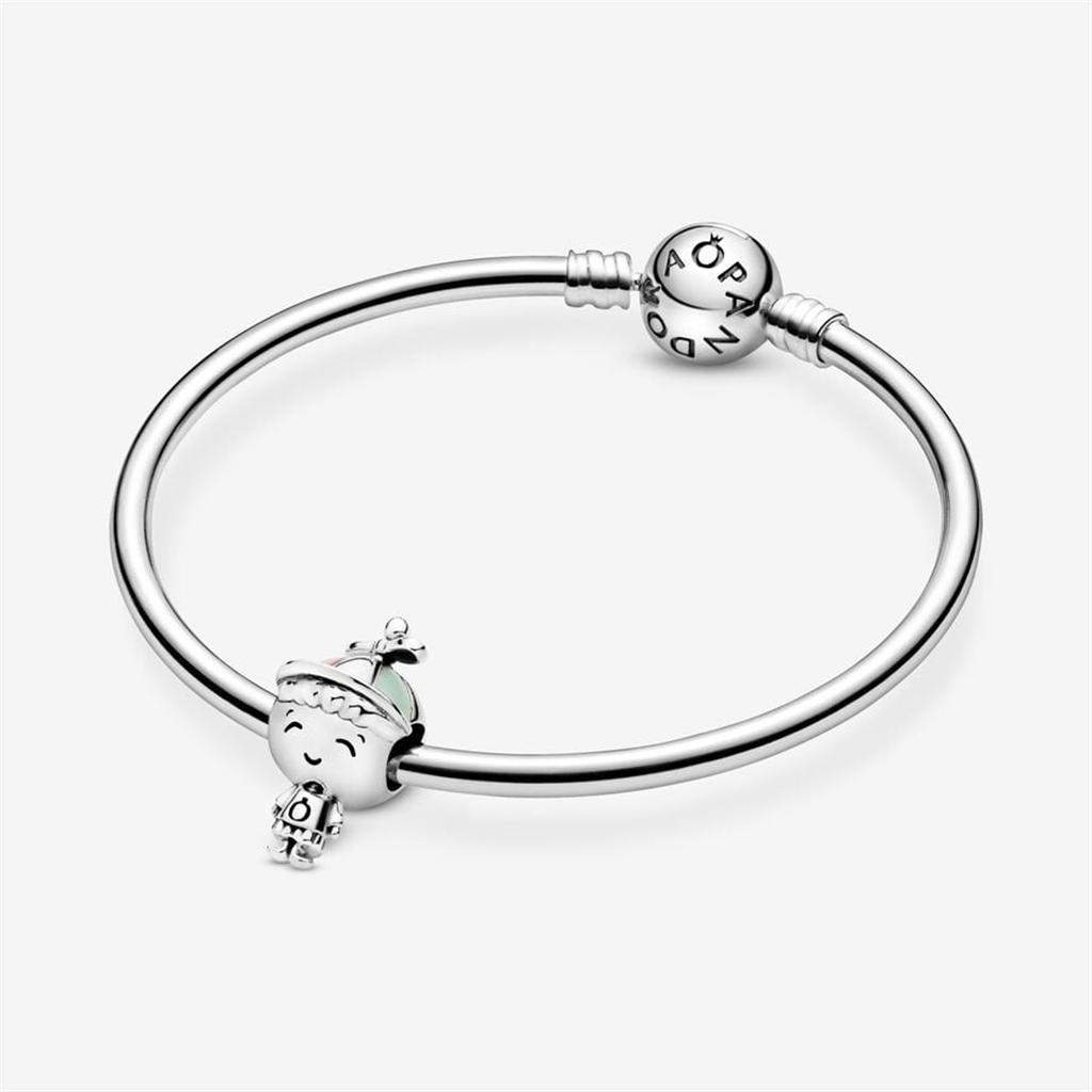 Pandora Moments Boy Silver Charm