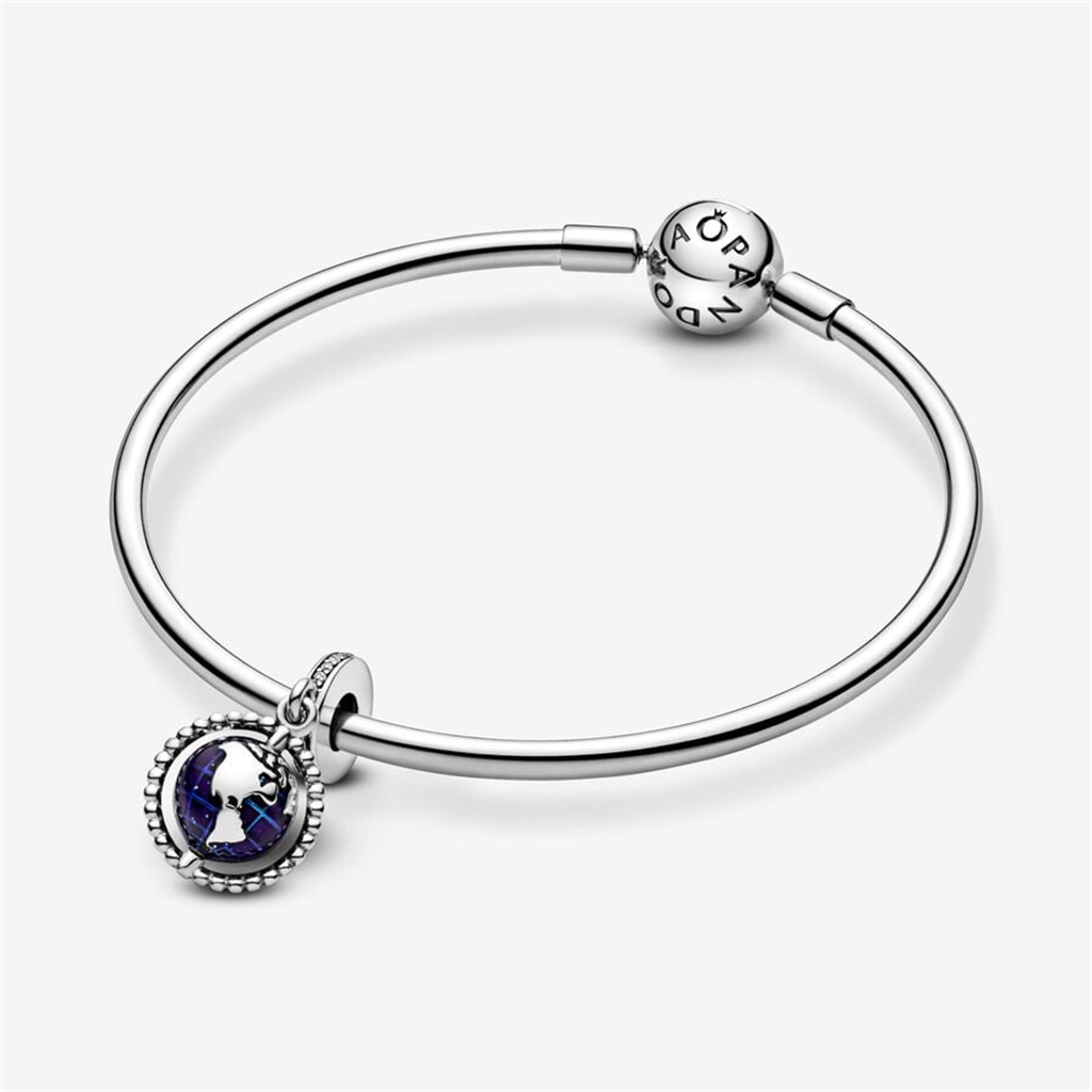 Pandora Moments Spinning Globe Dangle Charm