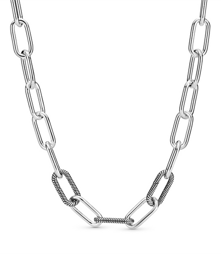 Pandora ME Round Clasp Medium-Link Chain Necklace 45 cm