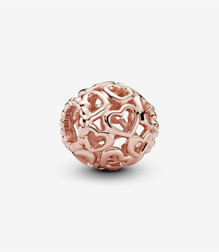 Pandora Moments Openwork Hearts Charm
