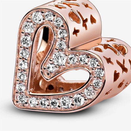 Pandora Moments Sparkling Freehand Heart Charm