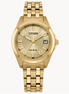Citizen Ladies Eco-Drive Classic Peyten Champagne Dial Gold-Tone Watch