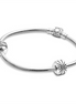 Pandora Sterling Silver Barrel Clasp, Iconic Bracelet Gift Set