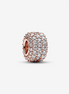Pandora Moments Sparkling Pavé Triple-Row Charm