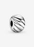 Pandora Moments Polished Feathered Clip Charm