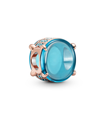 Pandora Blue Oval Cabochon Charm