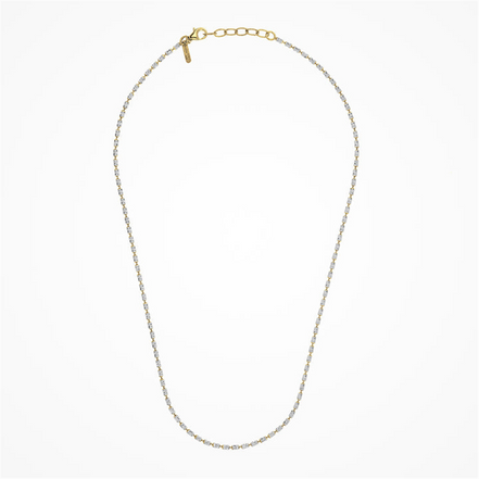 Desmos Two Tone Design Typhoon Necklace 18"