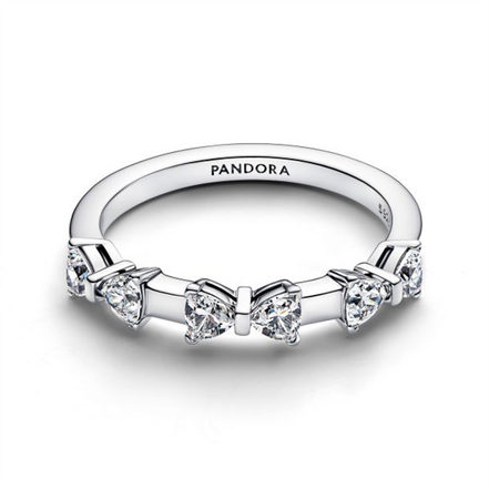 Pandora Bow Station Ring Size 6