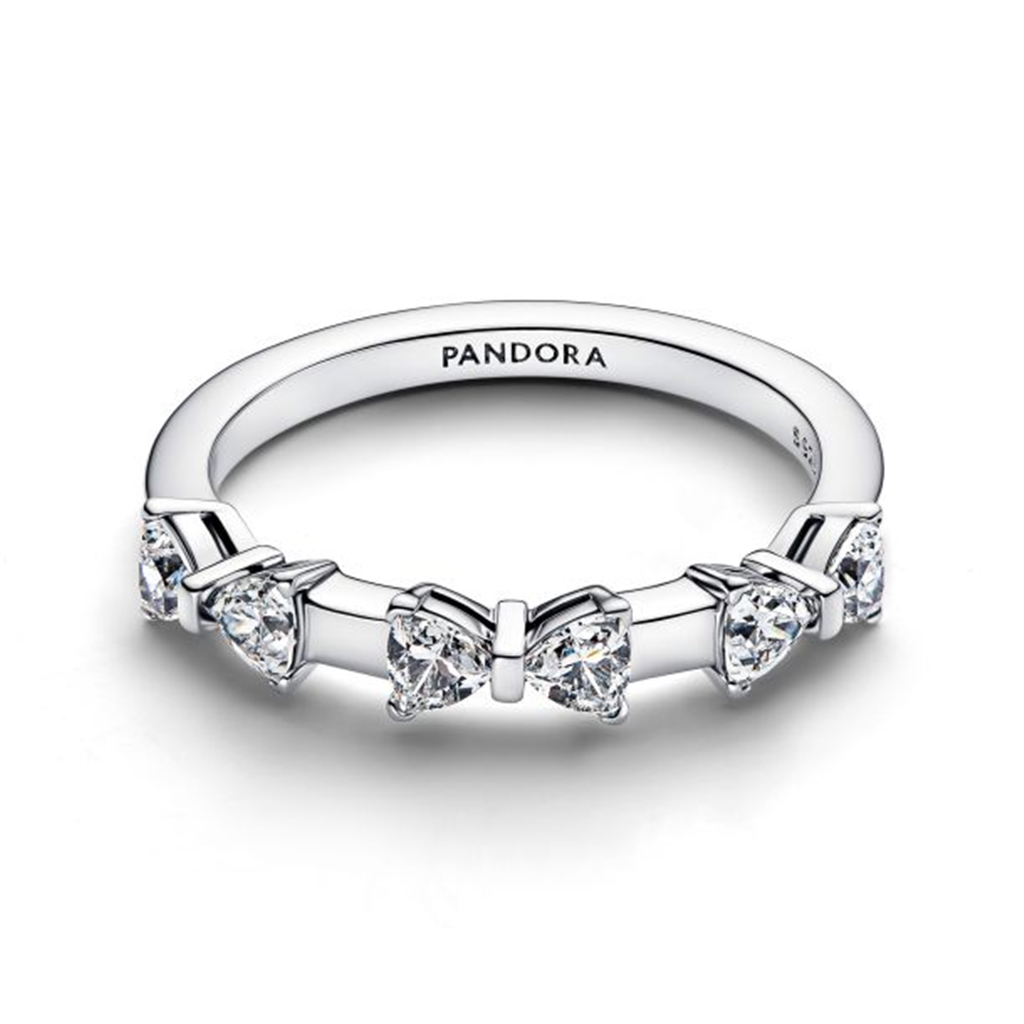 Pandora Bow Station Ring Size 6