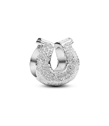 Pandora Textured Horseshoe Mini Charm