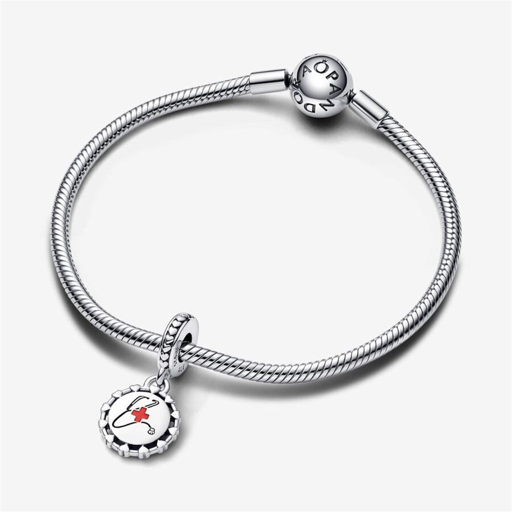 Pandora Moments Stethoscope Engravable Dangle Charm
