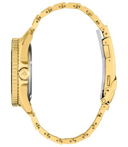 Citizen's Promaster Dive Gold Plated Stainless Steel Bracelet Watch With Green Dial