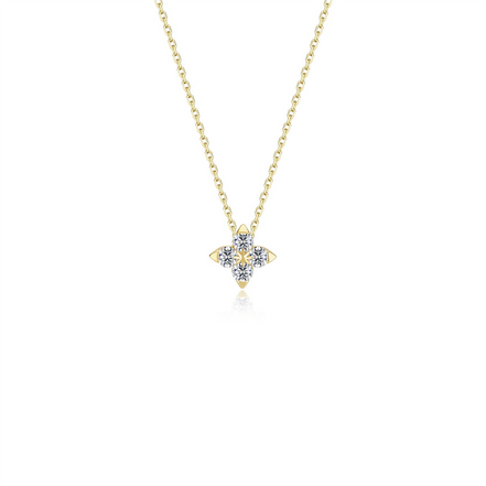 Lafonn 0.37 CTW Simulated Diamond Trillium Bud Necklace