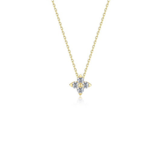 Lafonn 0.37 CTW Simulated Diamond Trillium Bud Necklace