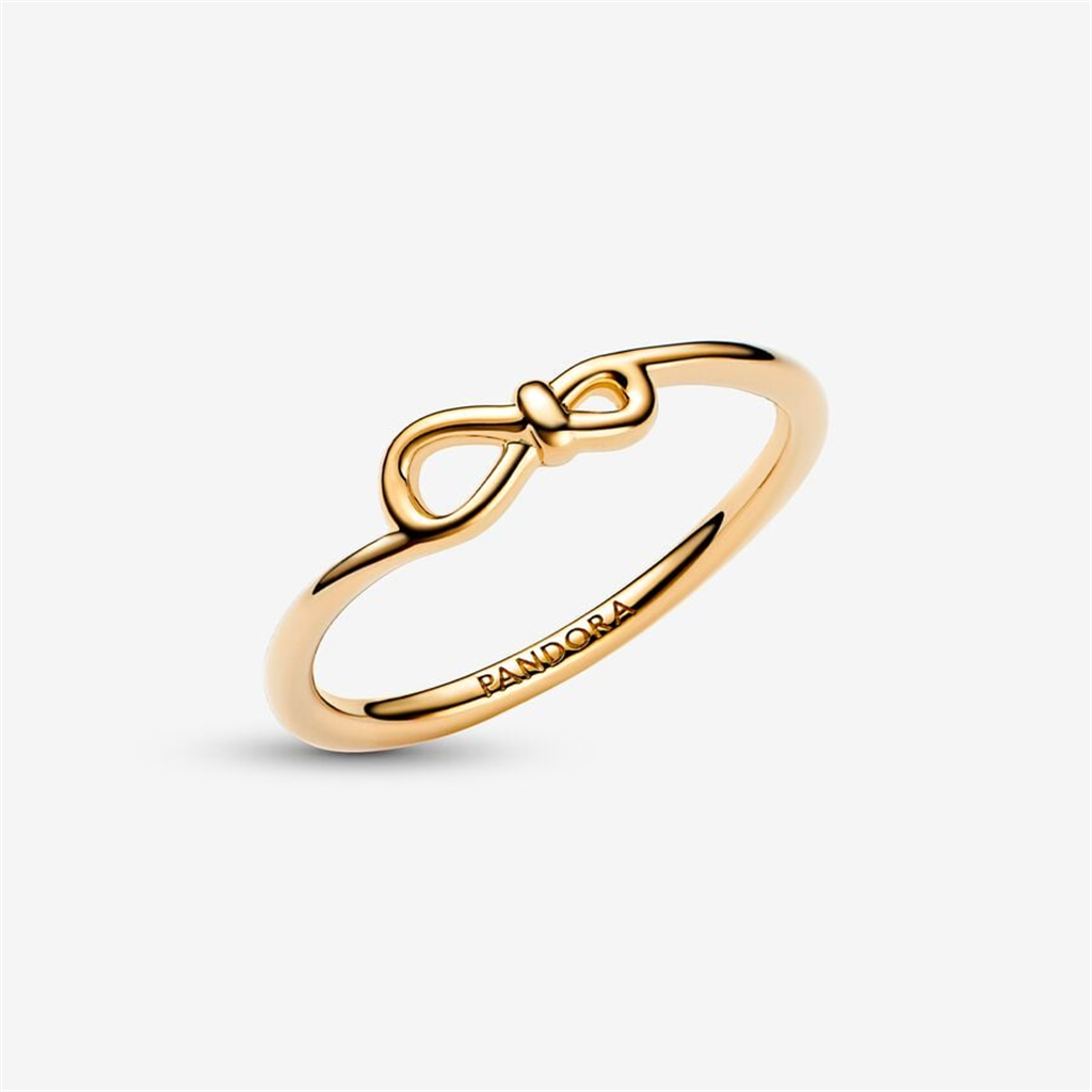 Pandora Moments Infinity Knot Ring Size 9