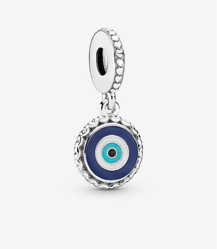 Pandora Moments Silver Evil Eye Dangle Charm