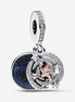 Pandora Moments Two-Tone Shooting Star Double Dangle Charm