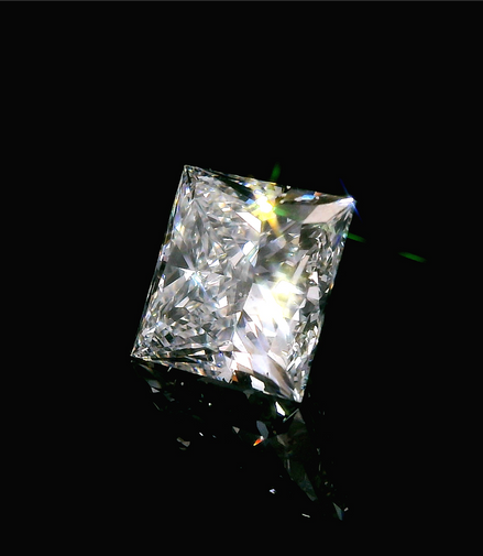 4.01 ctw Princess Lab Grown Diamond